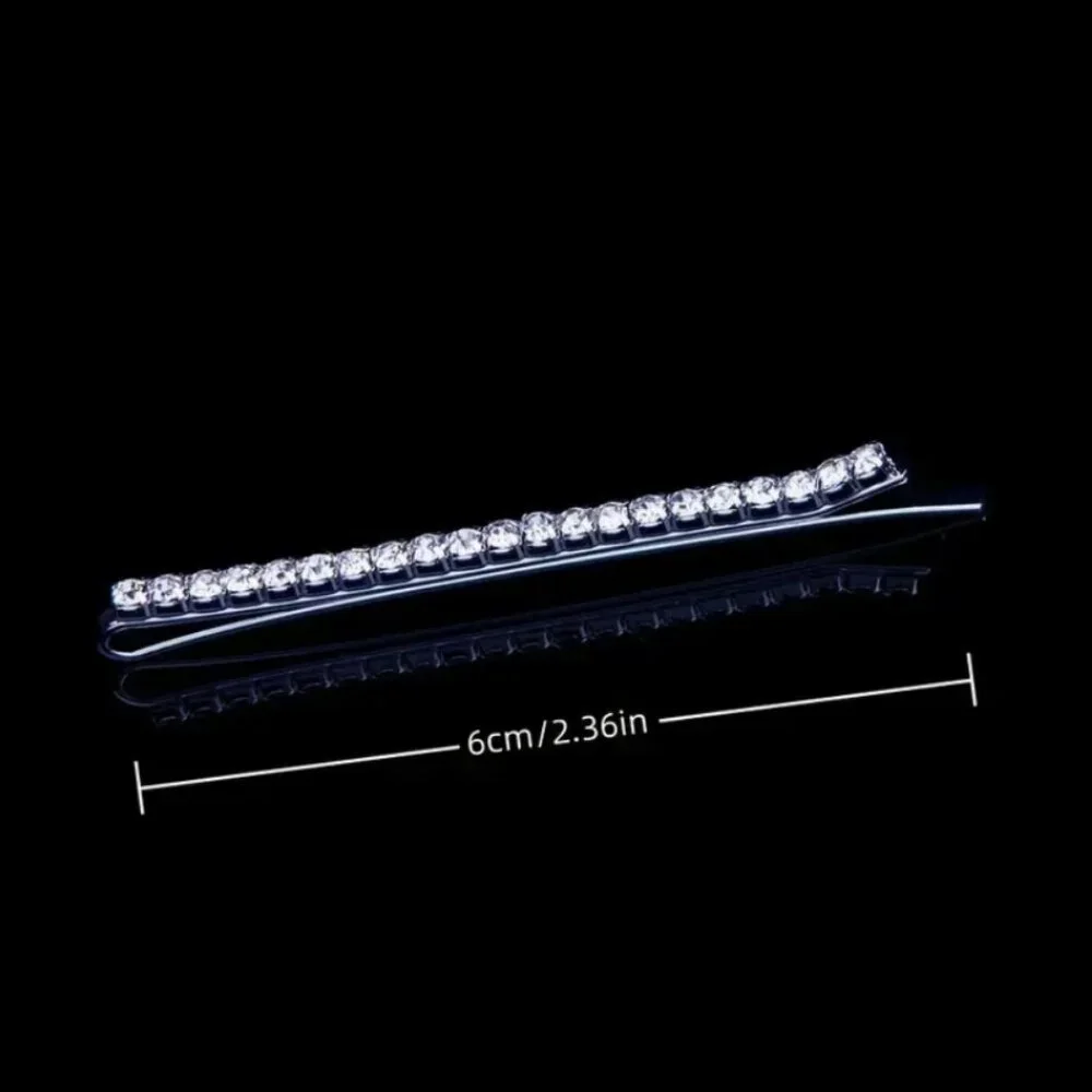 5pcs Shimmering Rhinestone Hair Clips